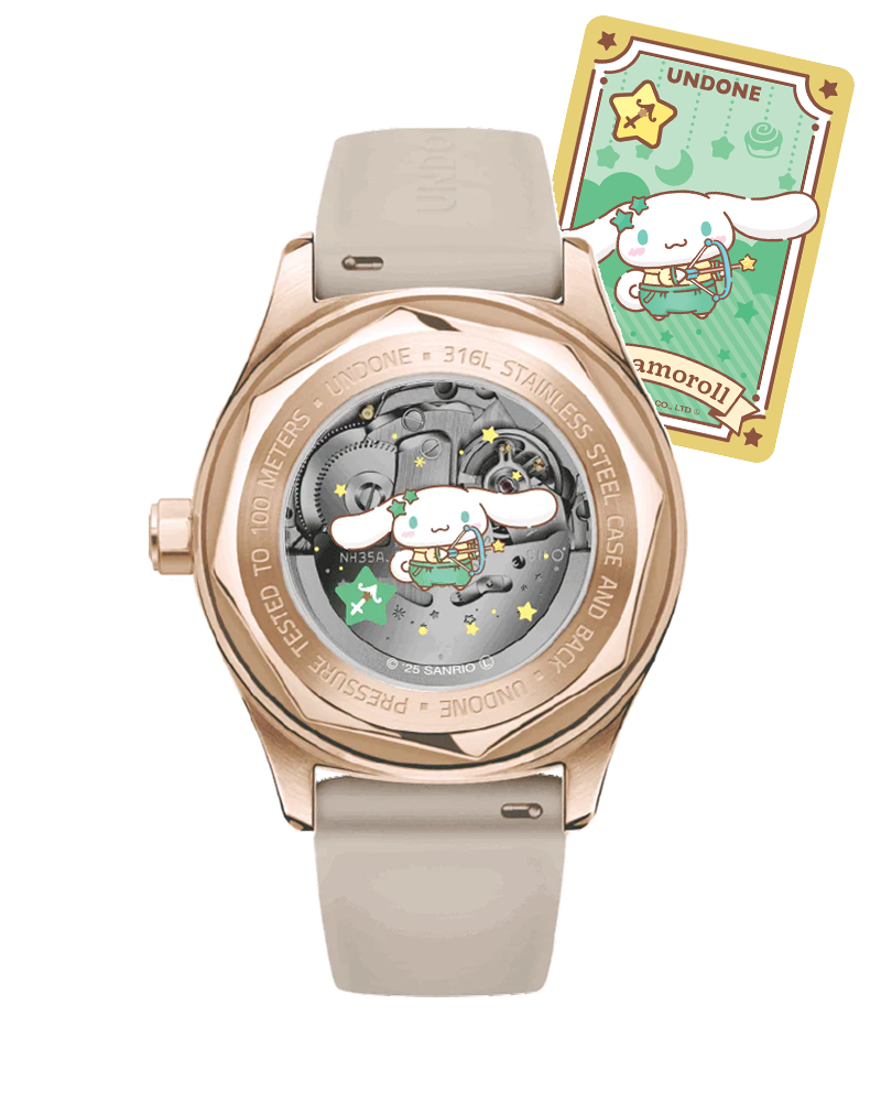 UNDONExシナモロール 腕時計 ドリーミーベージュ